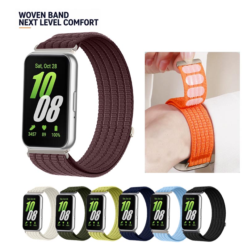 Sport Loop Velcro - Breathable Sport Nylon Loop Strap+Connector For