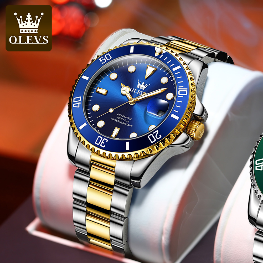 Rolex Watch Submariner - OLEVS 6650 Men Watch Classic Original