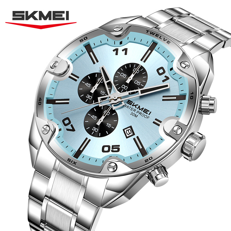 SKMEI 9387 Fashion Calendar Ch - огляд і ціна Suede Strap Watch