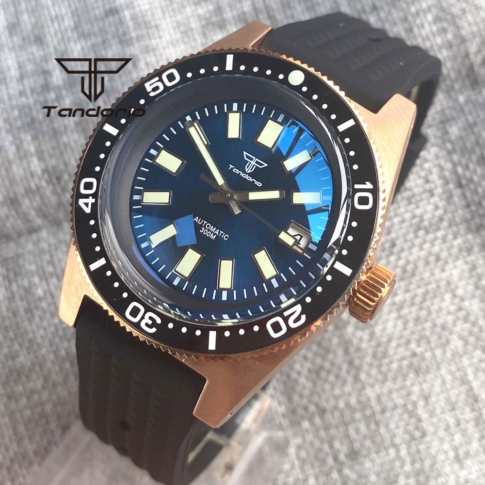 Tandorio 62 MAS CUSN8 Solid Br - огляд і ціна Rubber Strap Diver