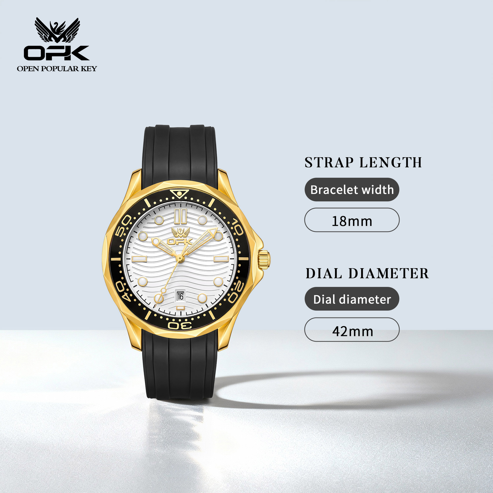 OPK Brand New Hot Selling Tren - огляд і ціна Suede Strap Watch