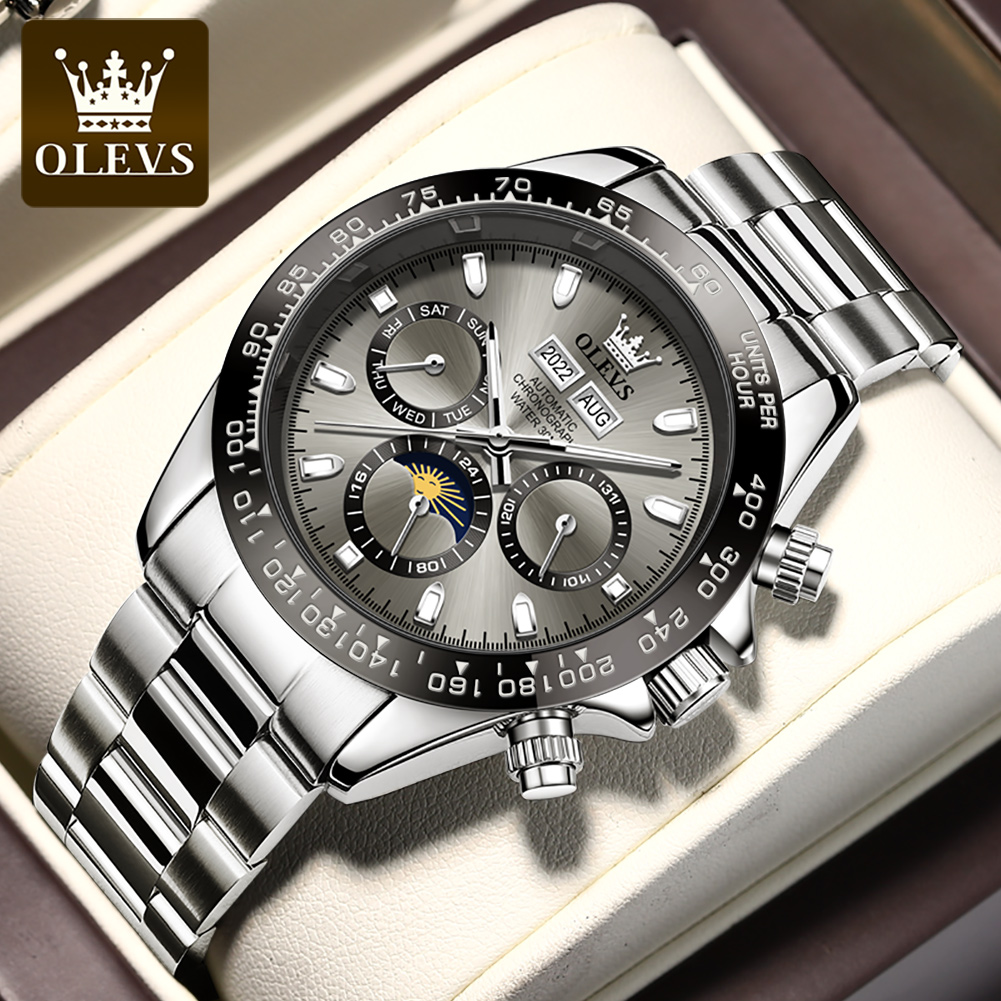 OLEVS 6654 Luxury Mens Watch C - огляд і ціна Rolex Watch Submariner