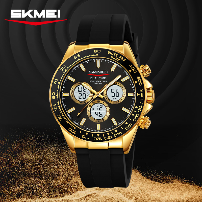 SKMEI 2505 Business Luxury Men - огляд і ціна Suede Strap Watch