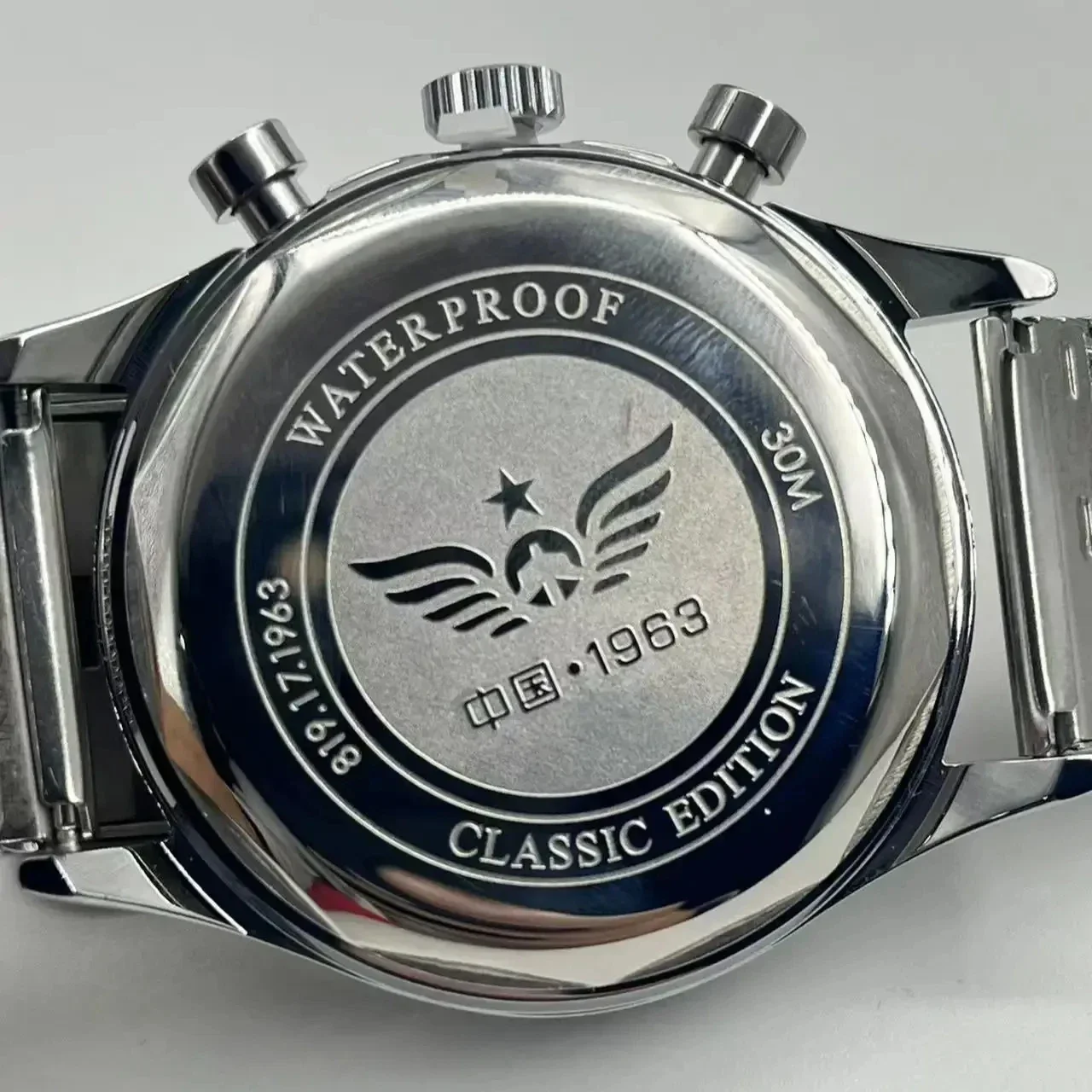 Men's watches 1963 pilot autom - огляд і ціна Suede Strap Watch