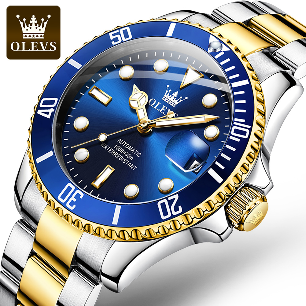 OLEVS 6650 Men Watch Classic O - огляд і ціна Rolex Watch Submariner
