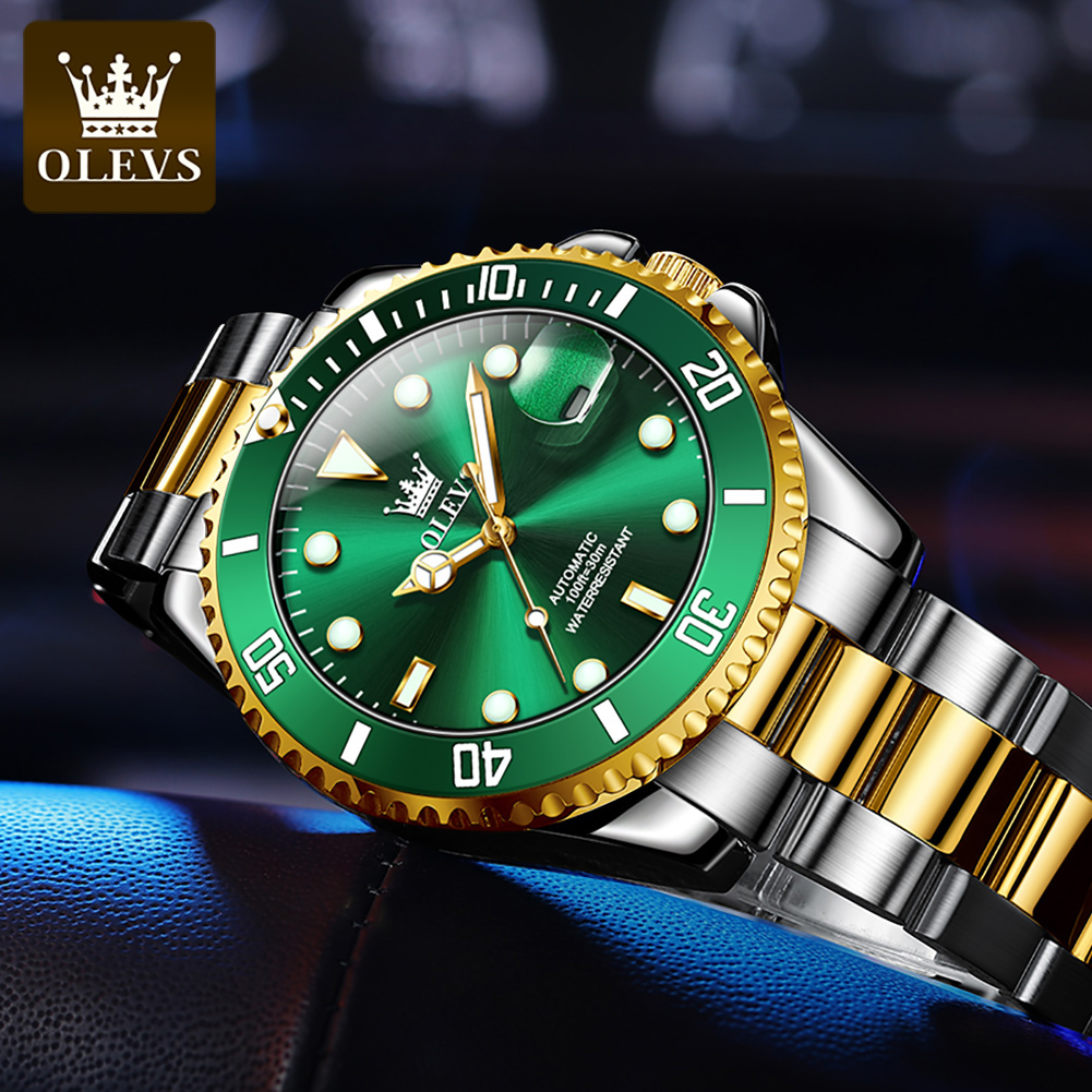 OLEVS 6650 Men Watch Classic O - огляд і ціна Rolex Watch Submariner
