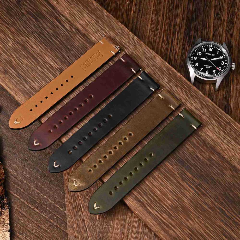 WOCCI Oil Wax Leather Watch St - огляд і ціна Suede Strap Watch